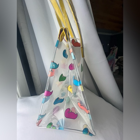 NWT Dooney and Bourke Sport Duck Monogram Medium Shopper Bag - Clear - Picture 5 of 7